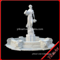 High quality new design garden stone water fountain best selling item with lady statue